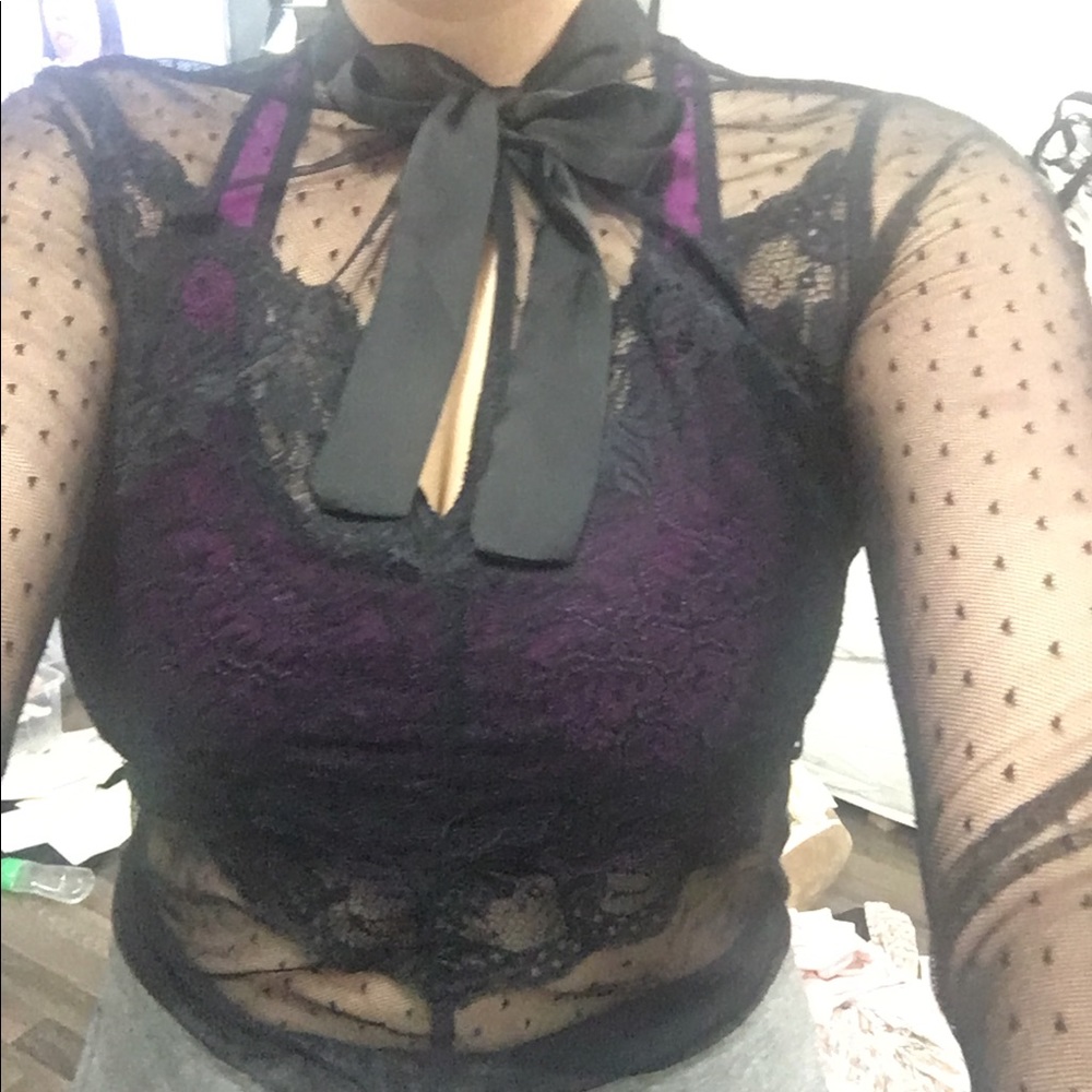 Sheet black blouse 💥⚡️4 for$25💥⚡️